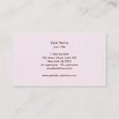 Cupcake Catering Bakery Pastry Chef Visitekaartje (Achterkant)