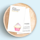 Cupcake Catering Pastry Chef Baking Visitekaartje