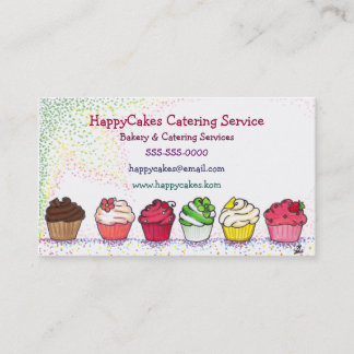 Cupcake Catering Visitekaartje