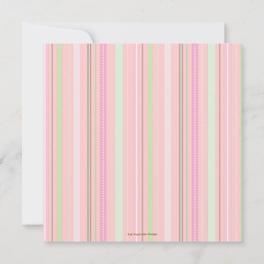 Cupcake Celebration Birthday Party Invitation Kaart (Achterkant)