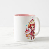 Cupcake-chan-Mok Tweekleurige Koffiemok (Voorkant rechts)