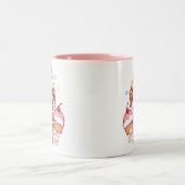 Cupcake-chan-Mok Tweekleurige Koffiemok (Center)