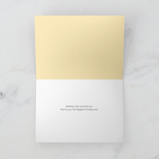 Cupcake Choir op Maize Verjaardag Kaart (Binnen)