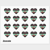 Cupcake Cookies Cake Poppen Verpakkingszegels Hart Sticker (Vel)