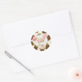 Cupcake Cowgirl Baby Meisje Douche Stickers (Envelop)