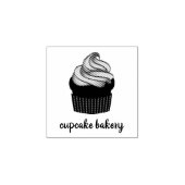 Cupcake Cream Bakery Rubberstempel (Afrduk)