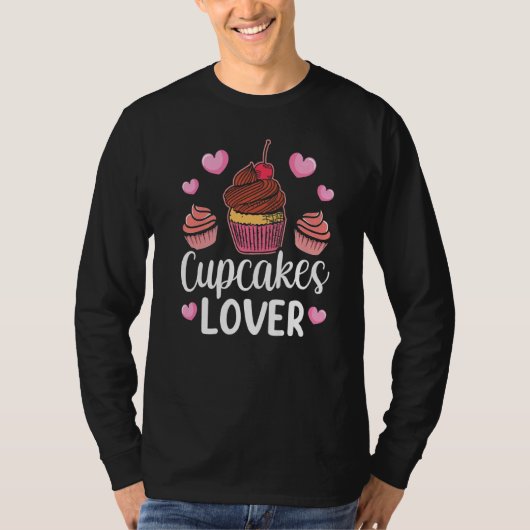 Cupcake Cupcakes Eten Schattig T-shirt (Voorkant)