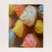CUPCAKE CUPCAKES JIGSAW PUZZLE LEGPUZZEL (Verticaal)