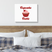Cupcake Cutie Canvas Afdruk (Insitu (Slaapkamer))