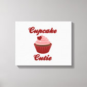 Cupcake Cutie Canvas Afdruk (Voorkant)
