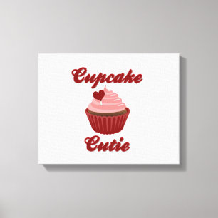 Cupcake Cutie Canvas Afdruk
