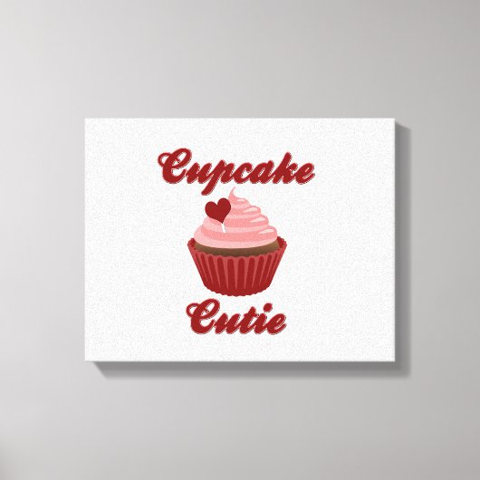 Cupcake Cutie Canvas Afdruk (Voorkant)