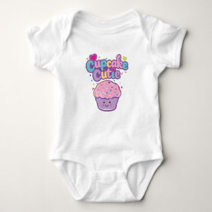 Cupcake Cutie Kawaii Stijl Confetti, Stippen Harte Romper
