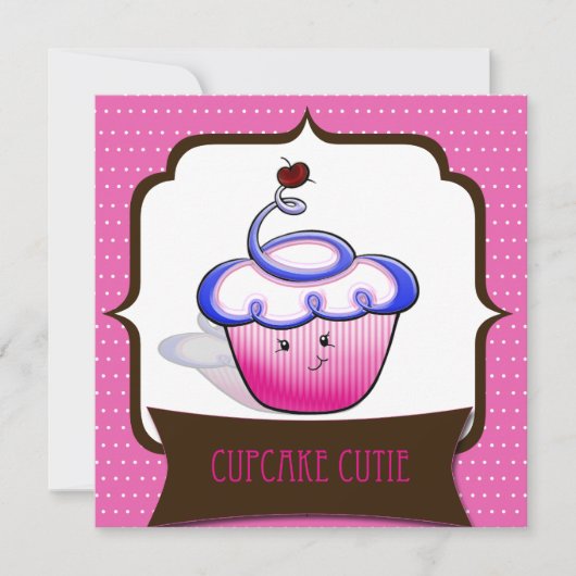 Cupcake Cutie Notecards Notitiekaartje (Voorkant)