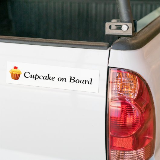 Cupcake Dag 15 december Bumpersticker (Op Truck)