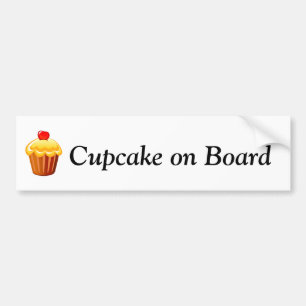 Cupcake Dag 15 december Bumpersticker