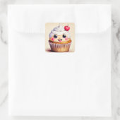 Cupcake dagen stickers (Tas)