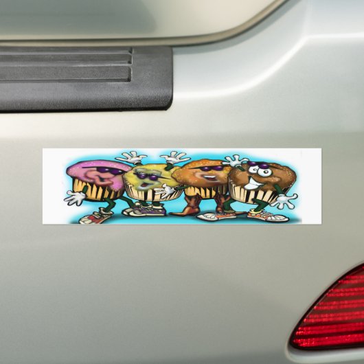 CupCake Dance Bumpersticker (Op auto)