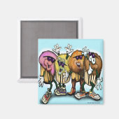 CupCake Dance Magneet (Voorkant / Achterkant)