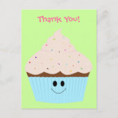 Cupcake Dank je Briefkaart (Voorkant)