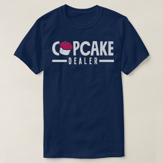 Cupcake Dealer Baking Lover T-shirt (Design voorkant)