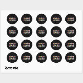 Cupcake Dealer Cupcake Baker Cupcake Bakken Cupcak Ronde Sticker (Vel)