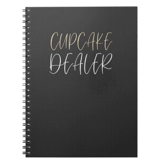 Cupcake Dealer Notitieboek (Voorkant)