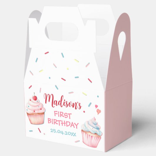 Cupcake Decorating Party Schattigee Baking Girl Ve Bedankdoosjes (Geopend)