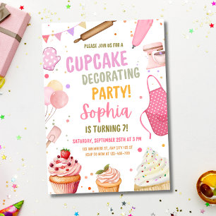 Cupcake Decorating Party Uitnodigen, Koken Verjaar