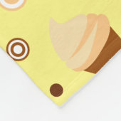 Cupcake deken voor baby's, Kinderen en volwassenen (Hoek)