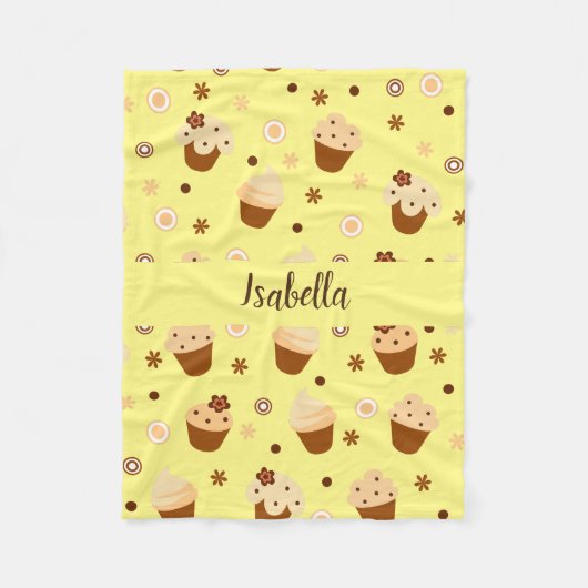 Cupcake deken voor baby's, Kinderen en volwassenen (Voorkant)