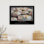 Cupcake Demotivationstijl Poster (Keuken)