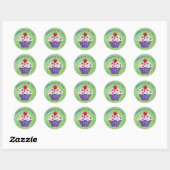 Cupcake Denken aan je sticker (Vel)