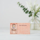 Cupcake Design Visitekaartje (Staand voorkant)