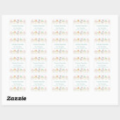 Cupcake Dessert Baking Bakery Business Identity Vierkante Sticker (Vel)
