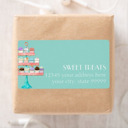 Cupcake Dessert Baking Bakery Business Package Etiket (Insitu)