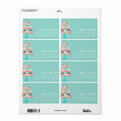Cupcake Dessert Baking Bakery Business Package Etiket (Full Sheet)