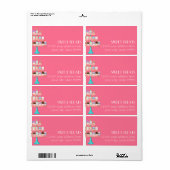 Cupcake Dessert Baking Bakery Business Package Etiket (Full Sheet)