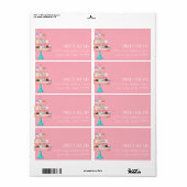 Cupcake Dessert Baking Bakery Business Package Etiket (Full Sheet)