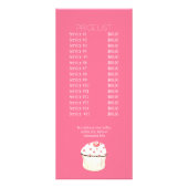 Cupcake Dessert Baking Bakery Business Package Reclamekaart (Achterkant)