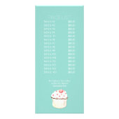 Cupcake Dessert Baking Bakery Business Package Reclamekaart (Achterkant)