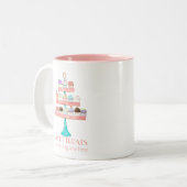 Cupcake Dessert Baking Bakery Business Package Tweekleurige Koffiemok (Voorkant links)