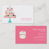 Cupcake Dessert Baking Bakery Business Package Visitekaartje (Voorkant / Achterkant)