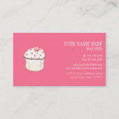 Cupcake Dessert Baking Bakery Business Package Visitekaartje (Achterkant)