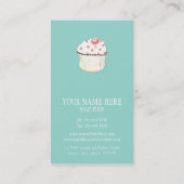 Cupcake Dessert Baking Bakery Business Package Visitekaartje (Achterkant)