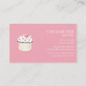 Cupcake Dessert Baking Bakery Business Package Visitekaartje (Achterkant)