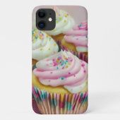 Cupcake Dessert Cake Art in roze telefoonhoesje Case-Mate iPhone Case (Achterkant)