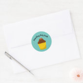 Cupcake Dessert Label Sticker (Envelop)