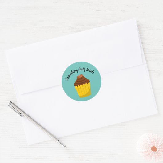 Cupcake Dessert Label Sticker (Envelop)