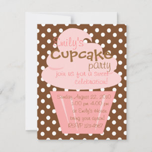 Cupcake die mooi omhoog gaat kaart